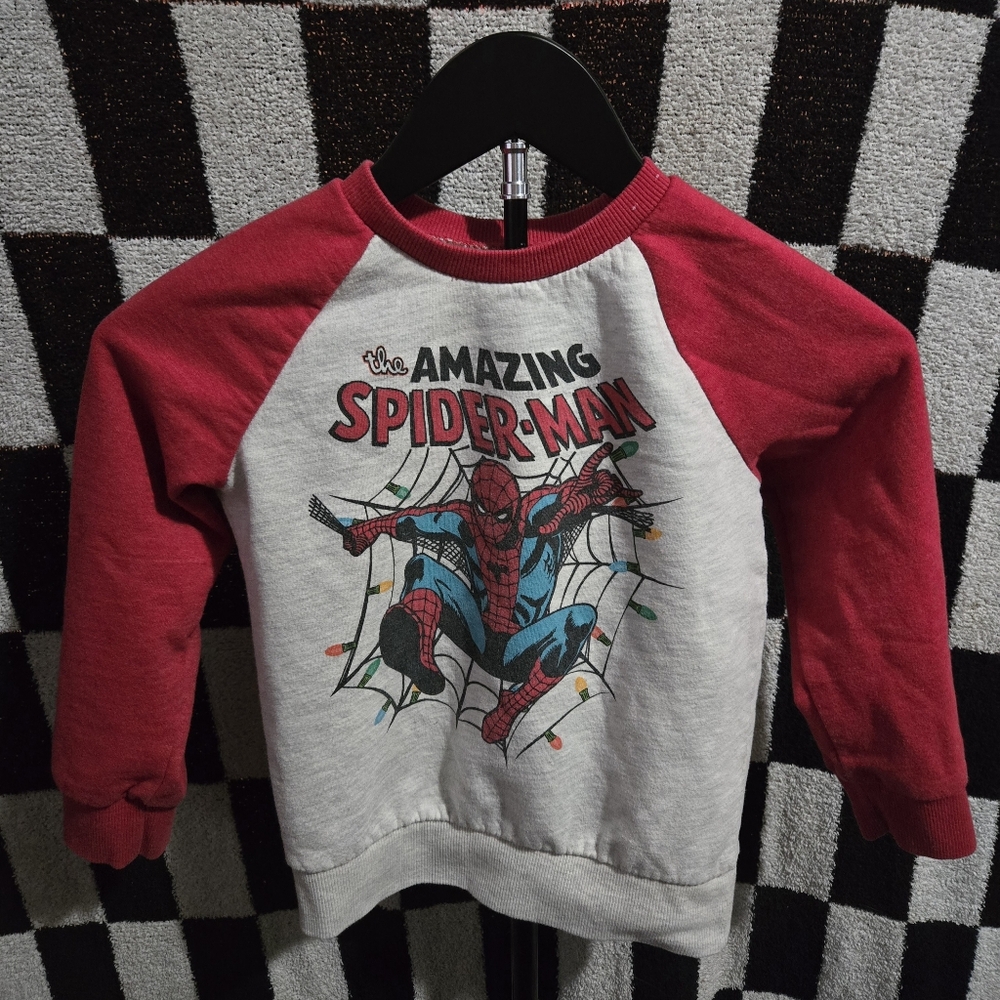 Jumping Beans Spider Man christmas sweatshirt size 6
